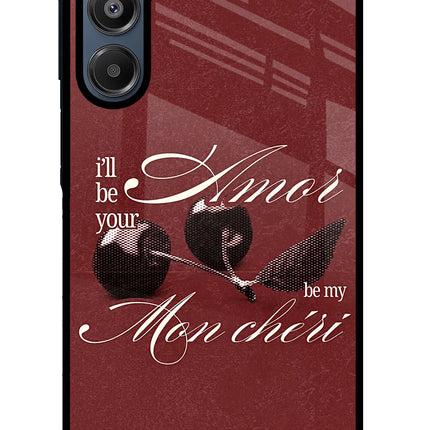 Velvet Cherry Samsung A16 5G Glass Case