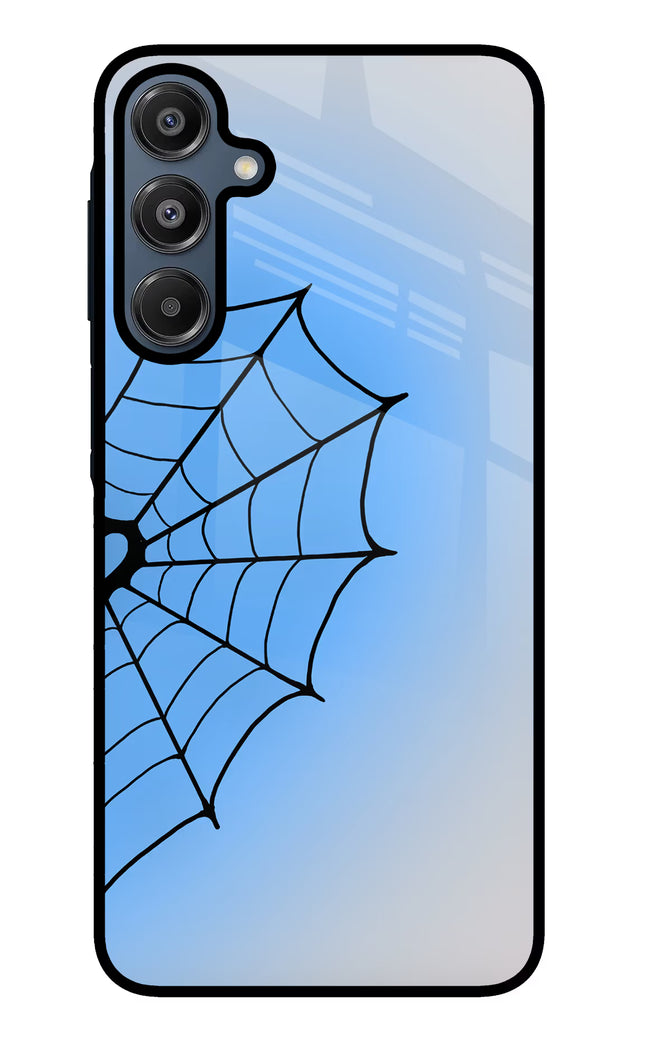 Blue Web Samsung A16 5G Glass Case