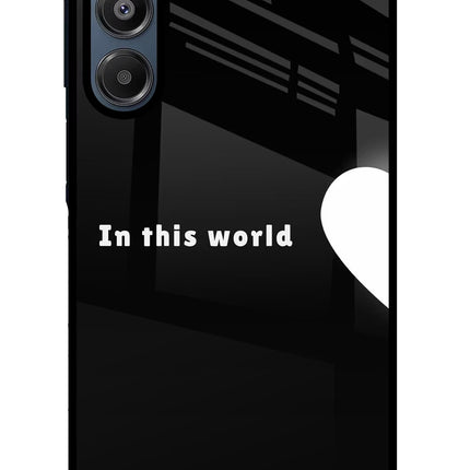 This World Samsung A16 5G Glass Case