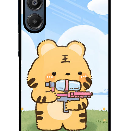 Tiger Treat Samsung A16 5G Glass Case
