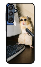 Hacker Hamster Samsung A16 5G Glass Case