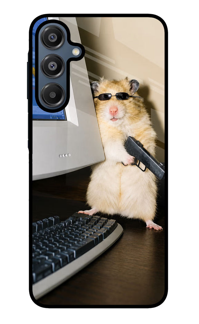 Hacker Hamster Samsung A16 5G Glass Case