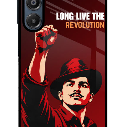 Bhagat Singh Revolution Samsung A16 5G Glass Case