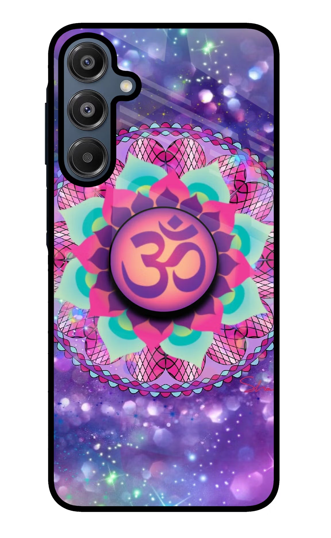 Om Purple Samsung A16 5G Pop Case by Casekaro