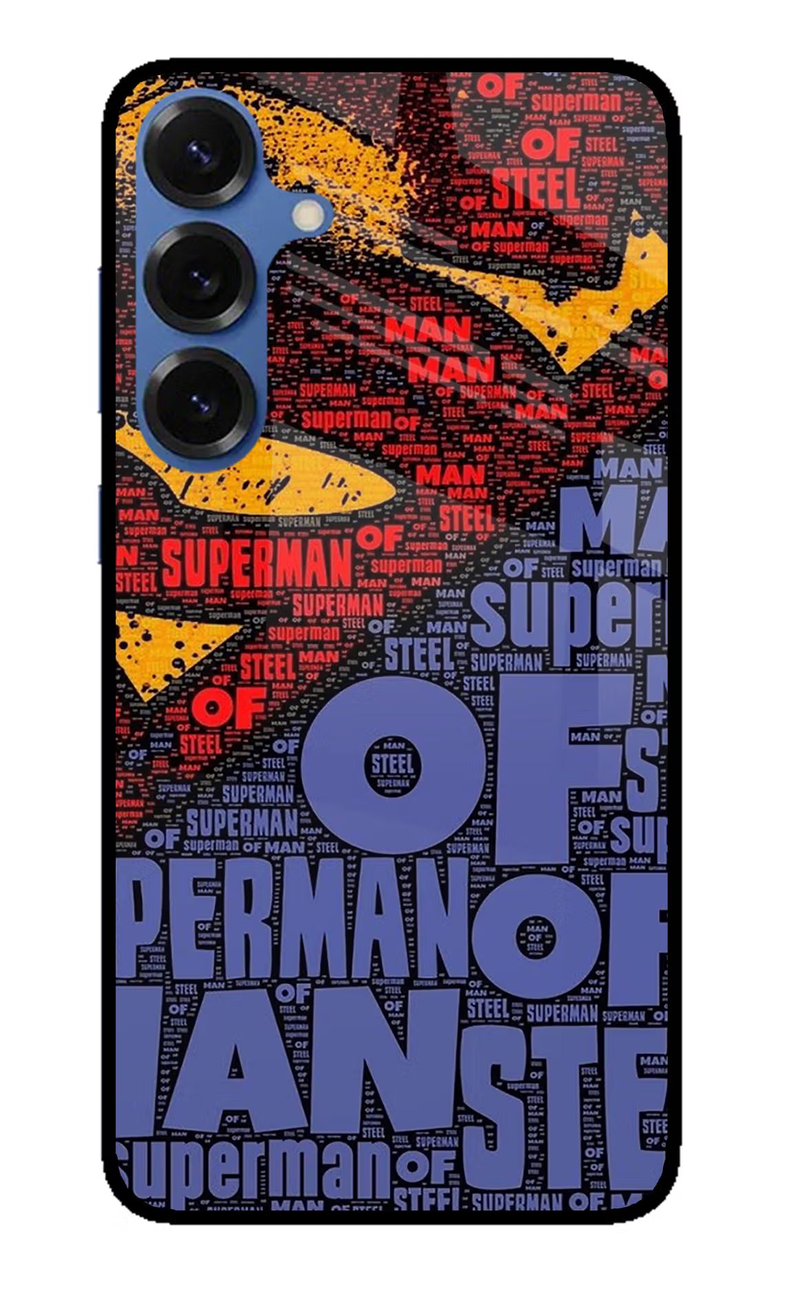 Superman Samsung S25 Glass Case Back Cover by Casekaro