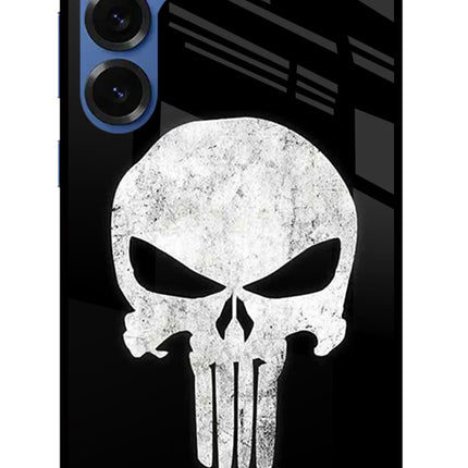 Punisher Skull Samsung S25 Glass Case