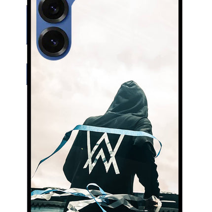 Alan Walker Samsung S25 Glass Case Back Cover by Casekaro
