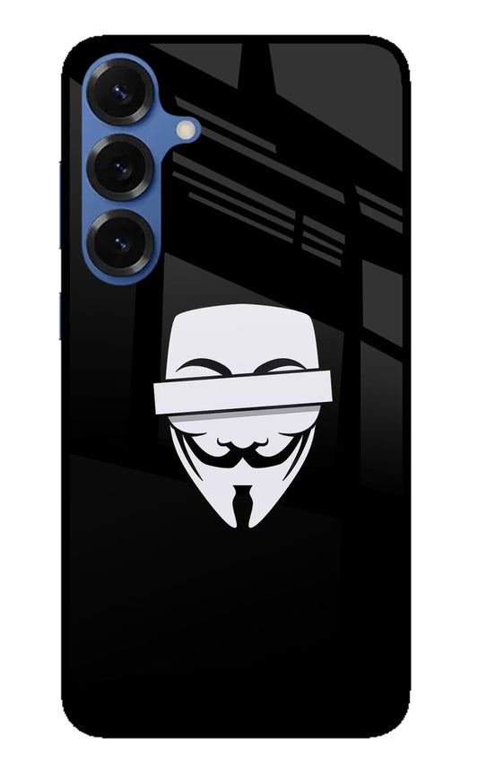 Anonymous Face Samsung S25 Glass Case