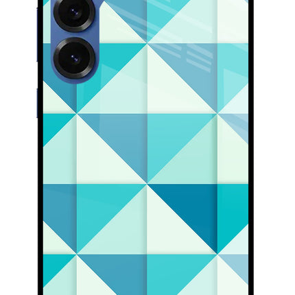 Abstract Samsung S25 Glass Case