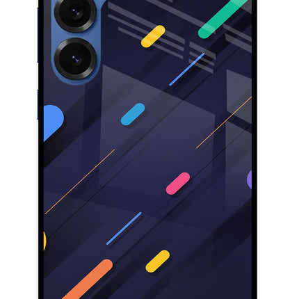 Abstract Design Samsung S25 Glass Case