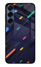 Abstract Design Samsung S25 Glass Case
