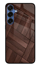 Wooden Texture Design Samsung S25 Glass Case