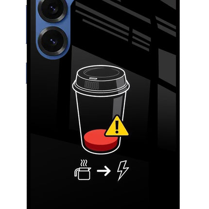Coffee Samsung S25 Glass Case