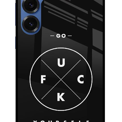 Go Fuck Yourself Samsung S25 Glass Case