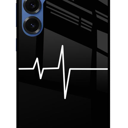 Heart Beats Samsung S25 Glass Case