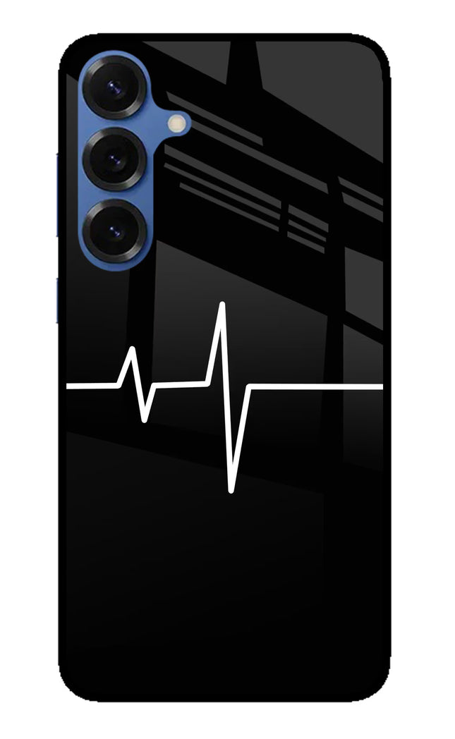 Heart Beats Samsung S25 Glass Case