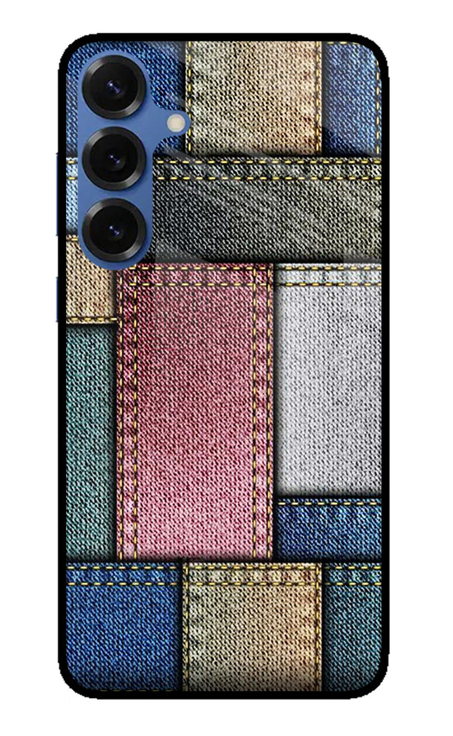 Multicolor Jeans Samsung S25 Glass Case