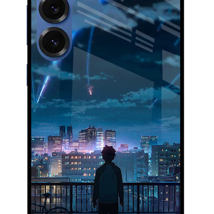 Anime Samsung S25 Glass Case Back Cover by Casekaro
