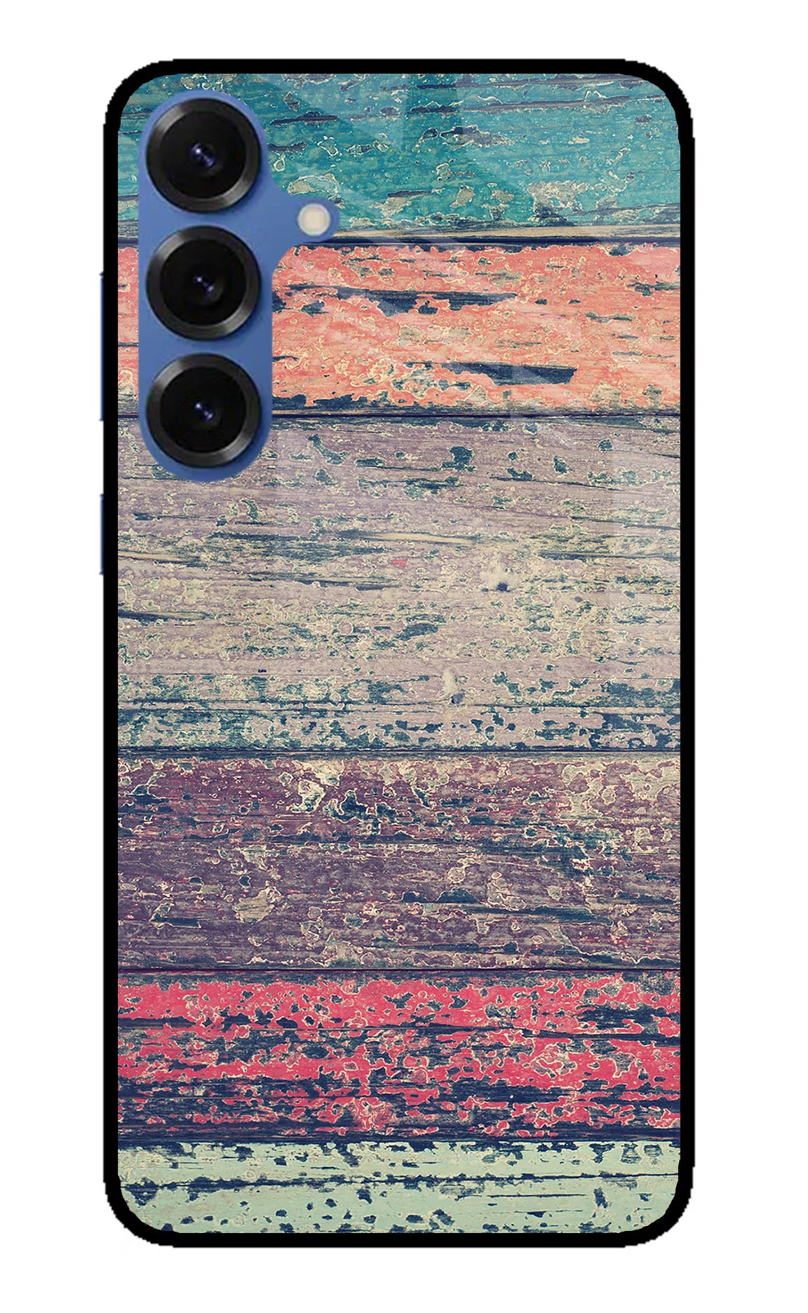 Colourful Wall Samsung S25 Glass Case Back Cover by Casekaro