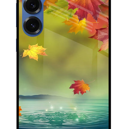 Flowers Samsung S25 Glass Case