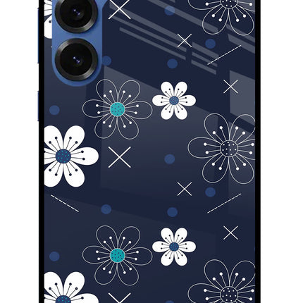 Flowers Samsung S25 Glass Case