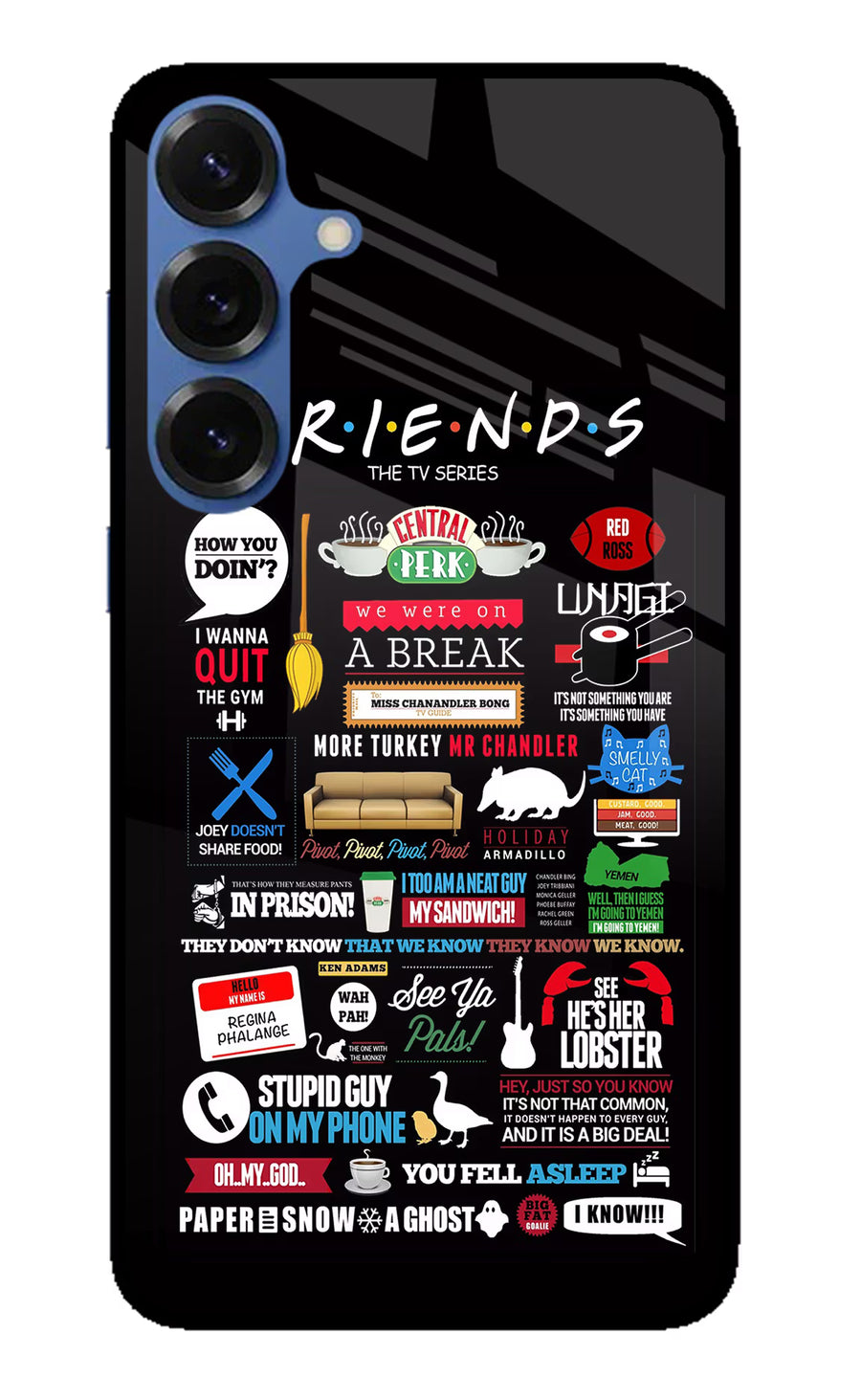 FRIENDS Samsung S25 Back Cover, Metal case