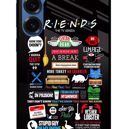 FRIENDS Samsung S25 Glass Case