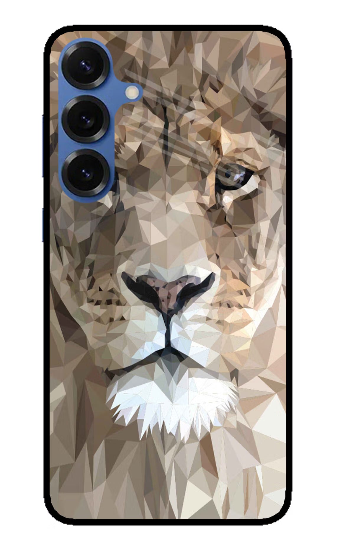 Lion Art Samsung S25 Glass Case