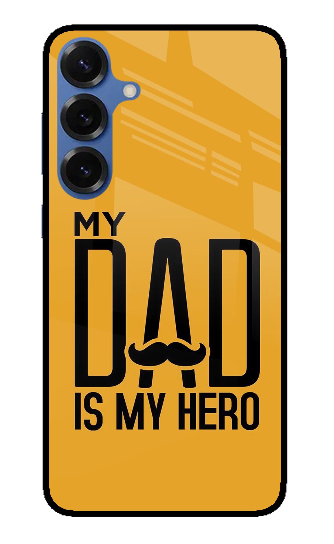 My Dad Is My Hero Samsung S25 Glass Case