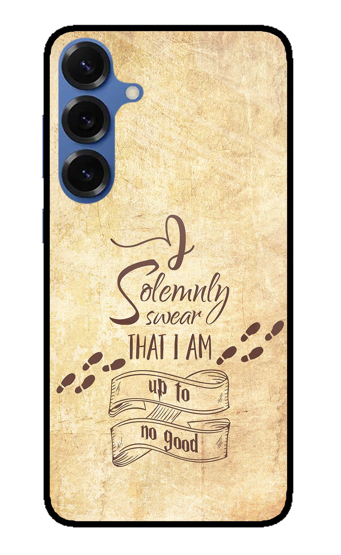 I Solemnly swear that i up to no good Samsung S25 Glass Case Back Cover by Casekaro