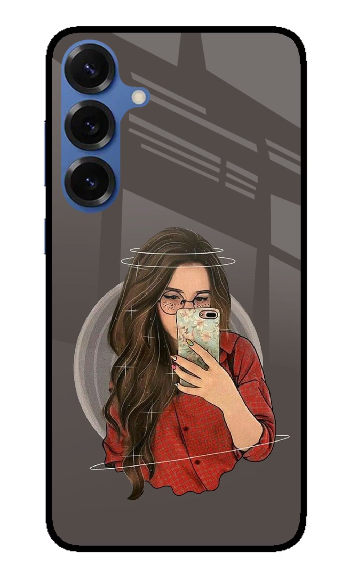 Selfie Queen Samsung S25 Glass Case