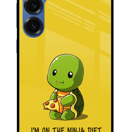I'm on Ninja Diet Samsung S25 Glass Case Back Cover by Casekaro