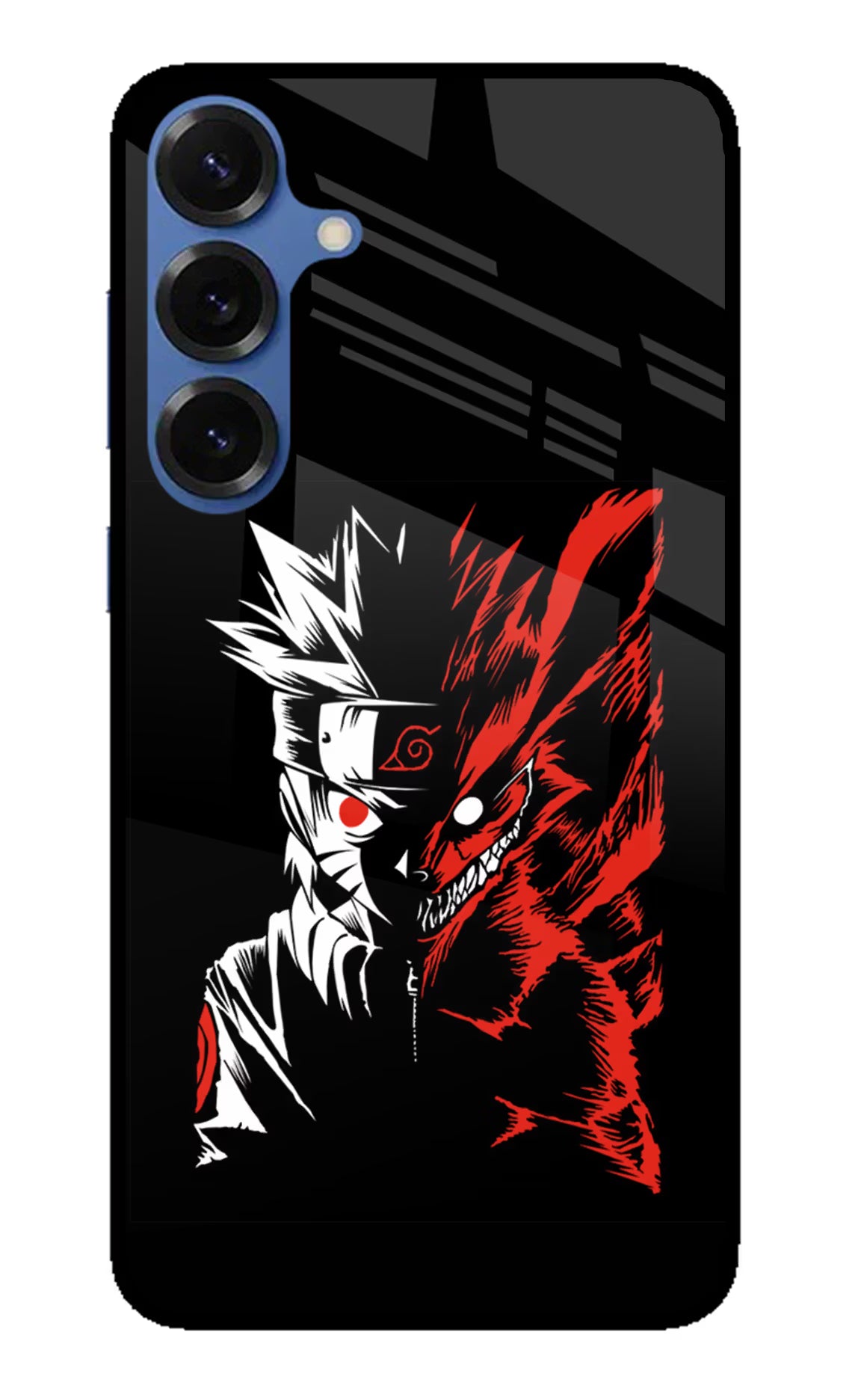 Naruto Two Face Samsung S25 Glass Case Back Cover by Casekaro