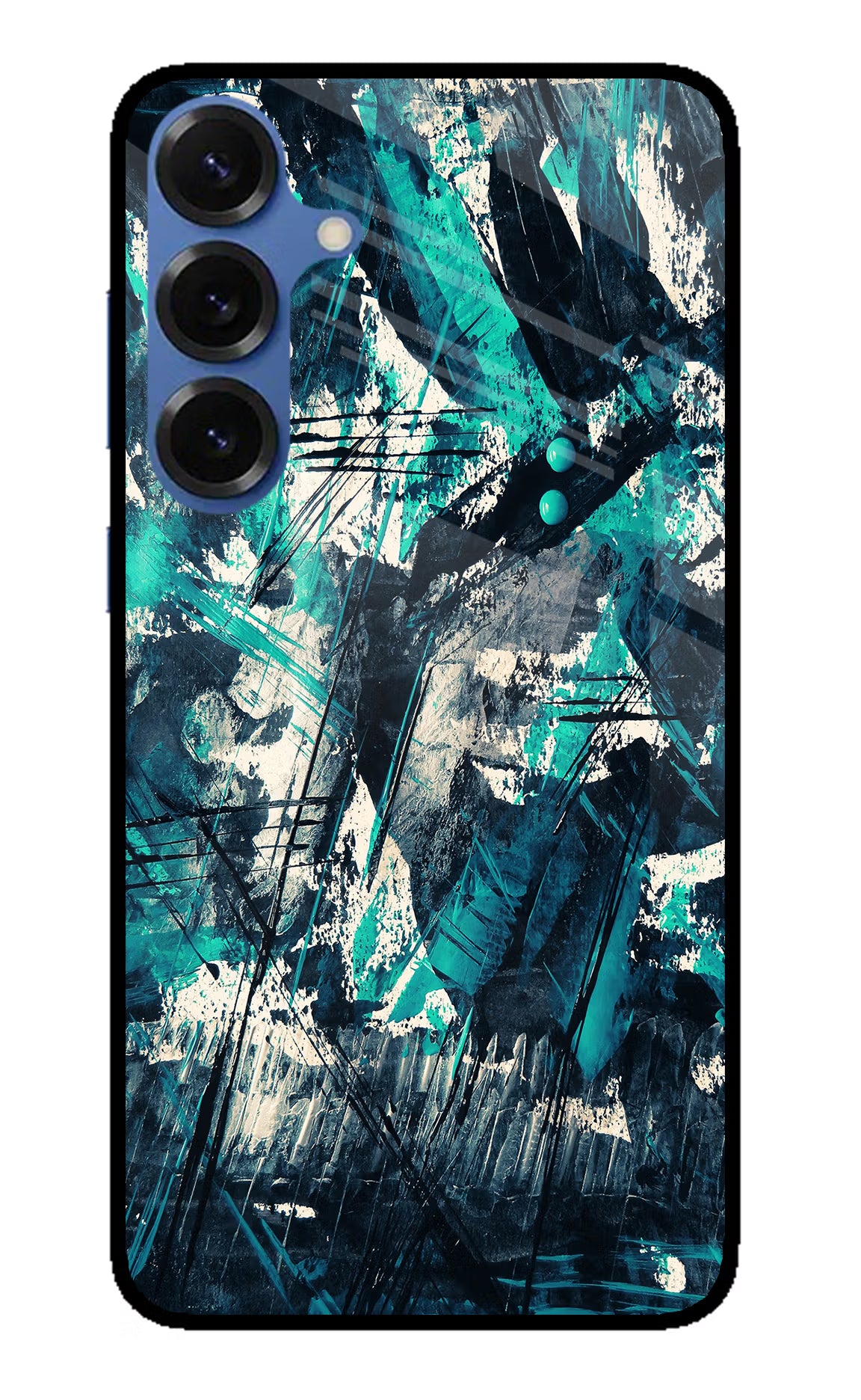 Artwork Samsung S25 Glass Case Back Cover by Casekaro