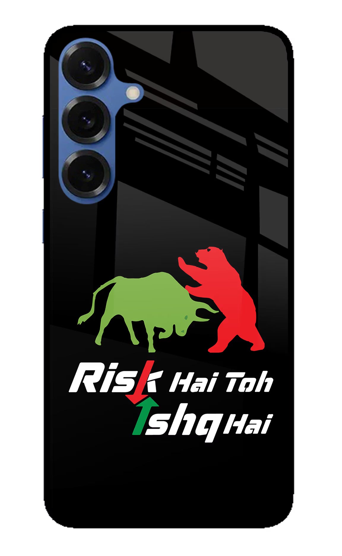 Risk Hai Toh Ishq Hai Samsung S25 Glass Case