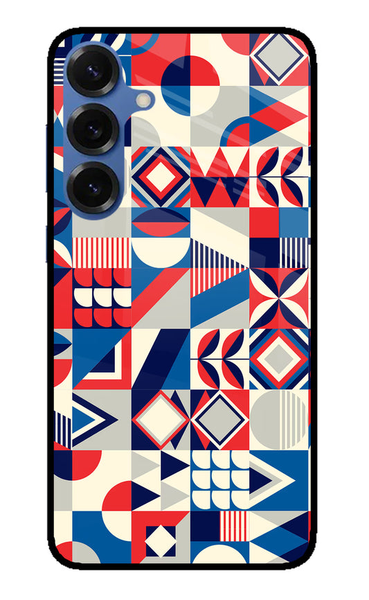 Colorful Pattern Samsung S25 Glass Case