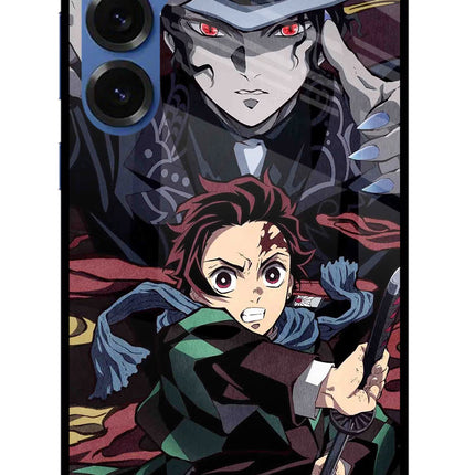Demon Slayer Samsung S25 Glass Case