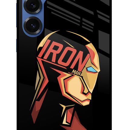 IronMan Samsung S25 Glass Case Back Cover by Casekaro