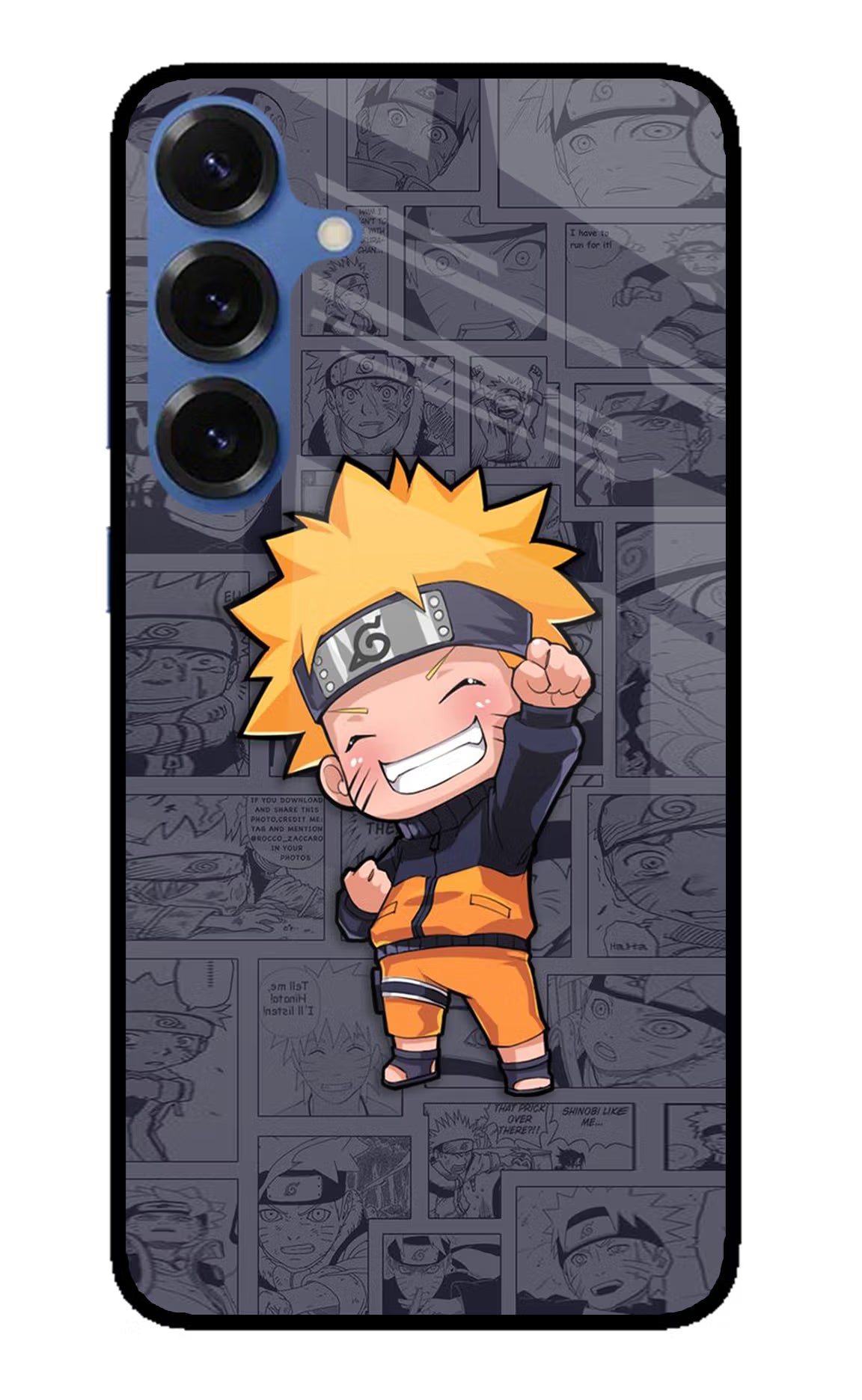 Chota Naruto Samsung S25 Glass Case