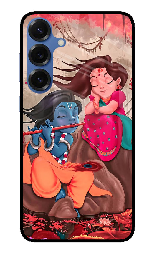 Radhe Krishna Samsung S25 Glass Case