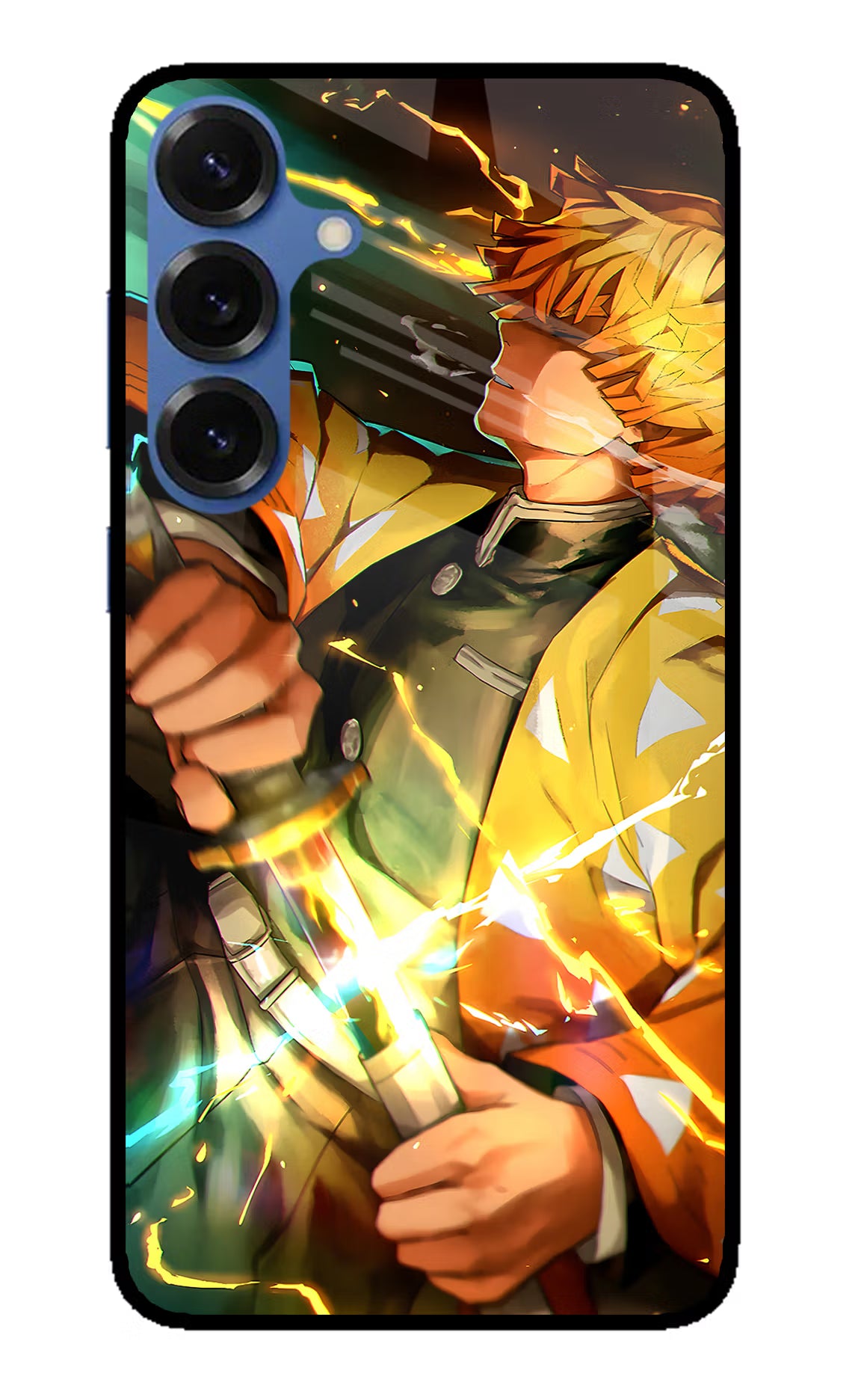 Demon Slayer Samsung S25 Glass Case