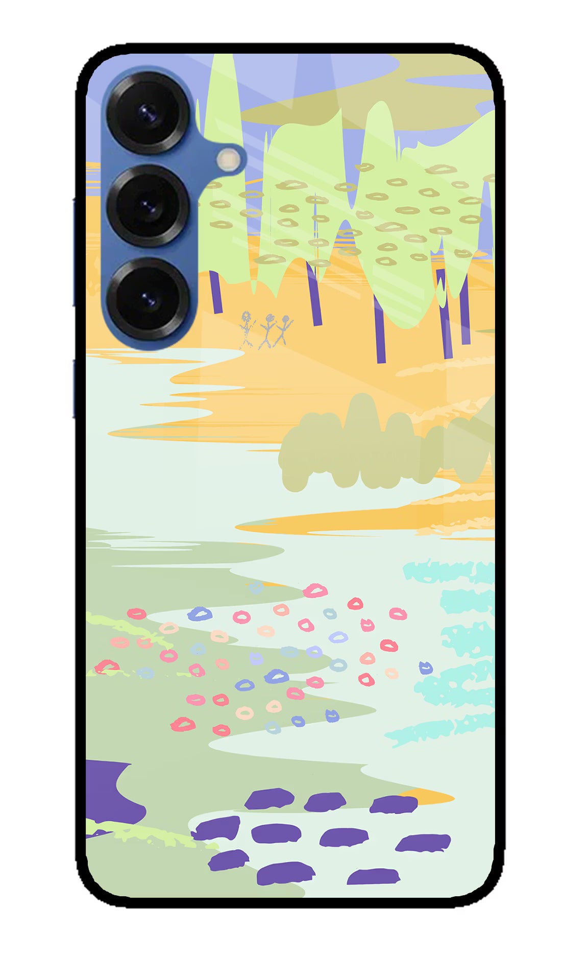 Scenery Samsung S25 Glass Case Back Cover by Casekaro