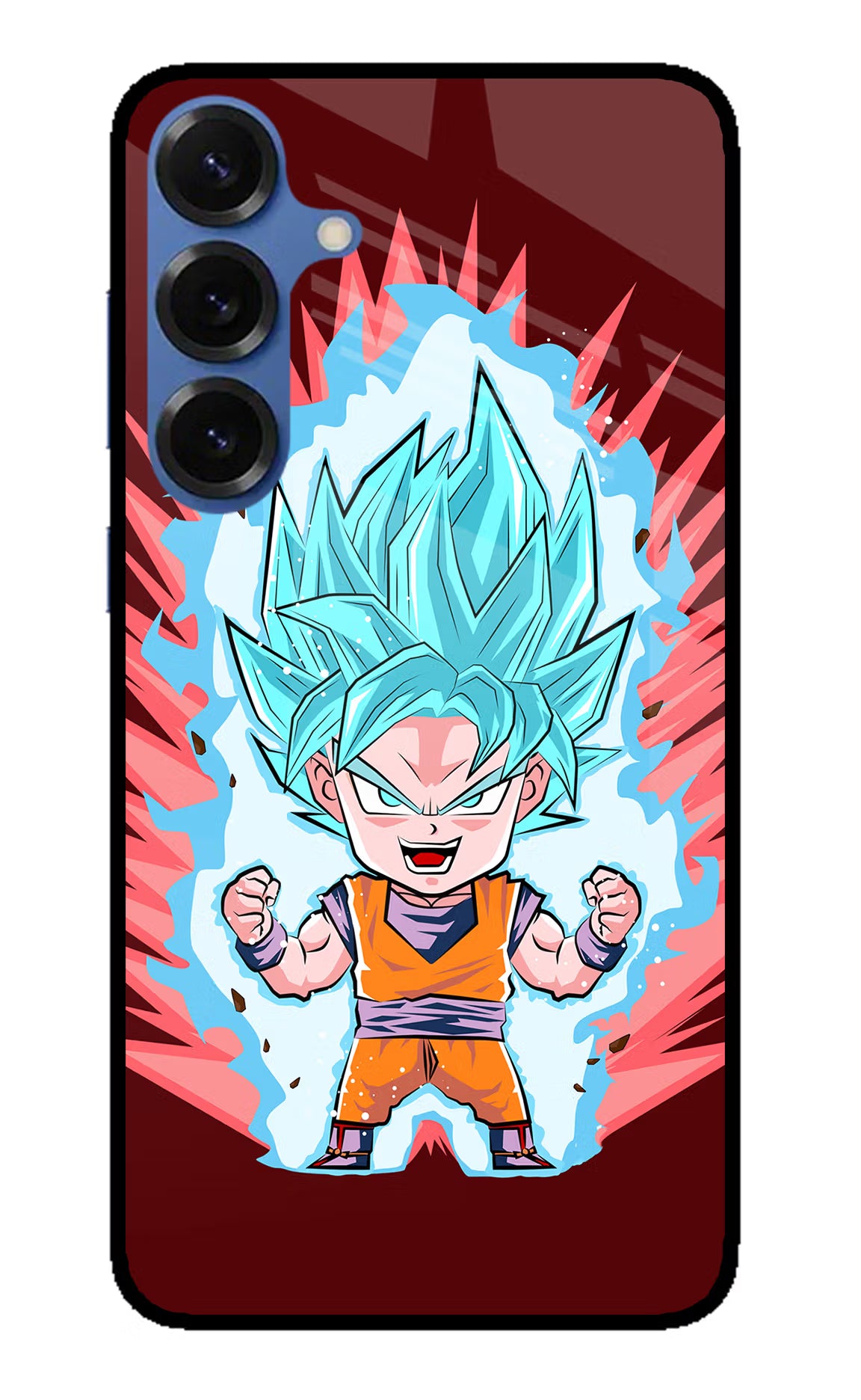 Goku Little Samsung S25 Glass Case