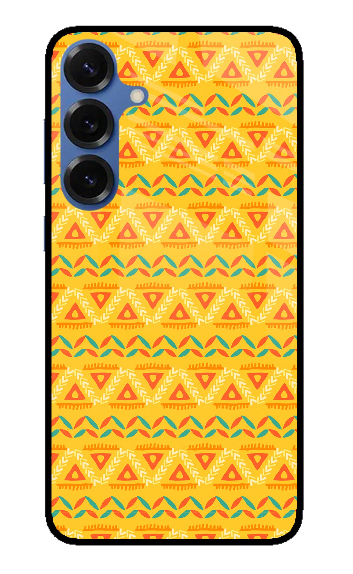 Tribal Pattern Samsung S25 Glass Case