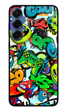 Game Doodle Samsung S25 Glass Case