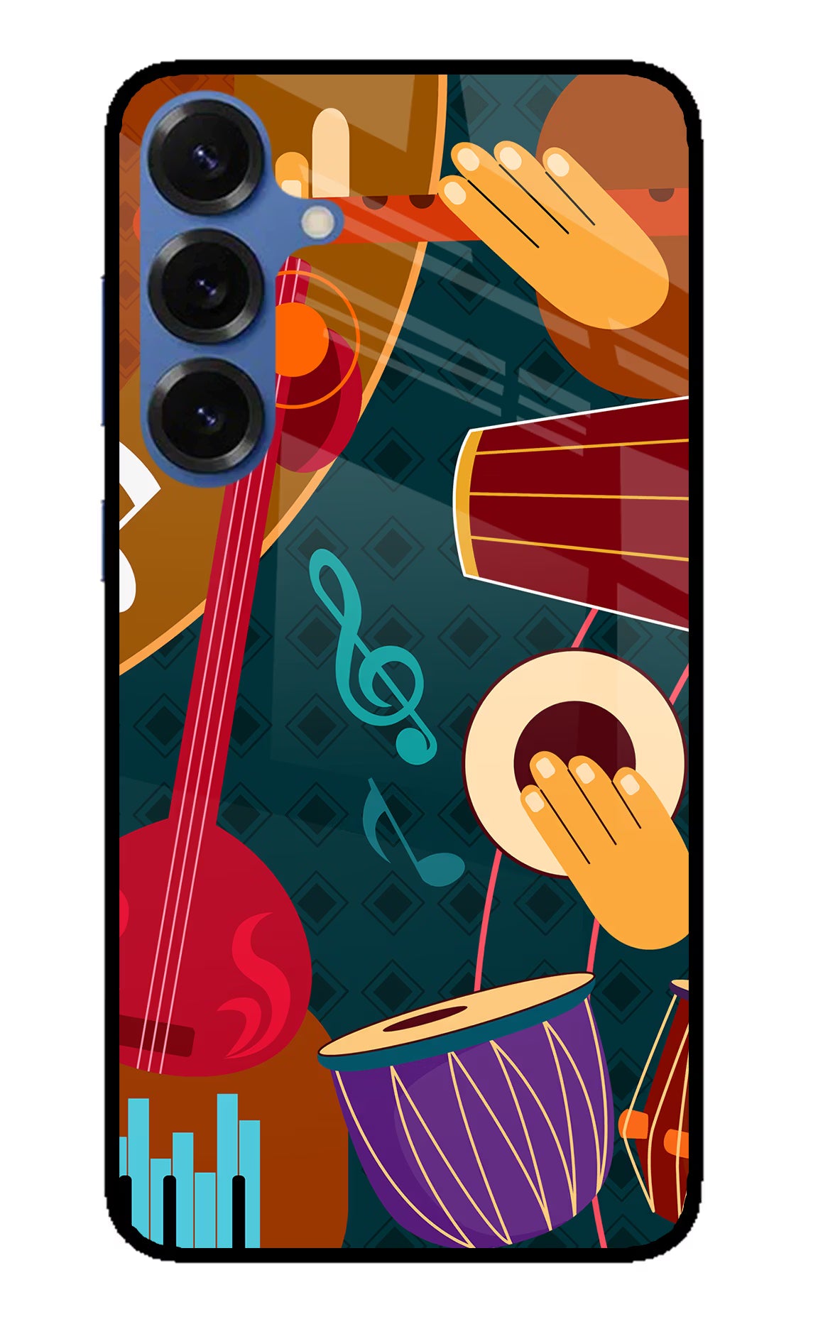 Music Instrument Samsung S25 Glass Case