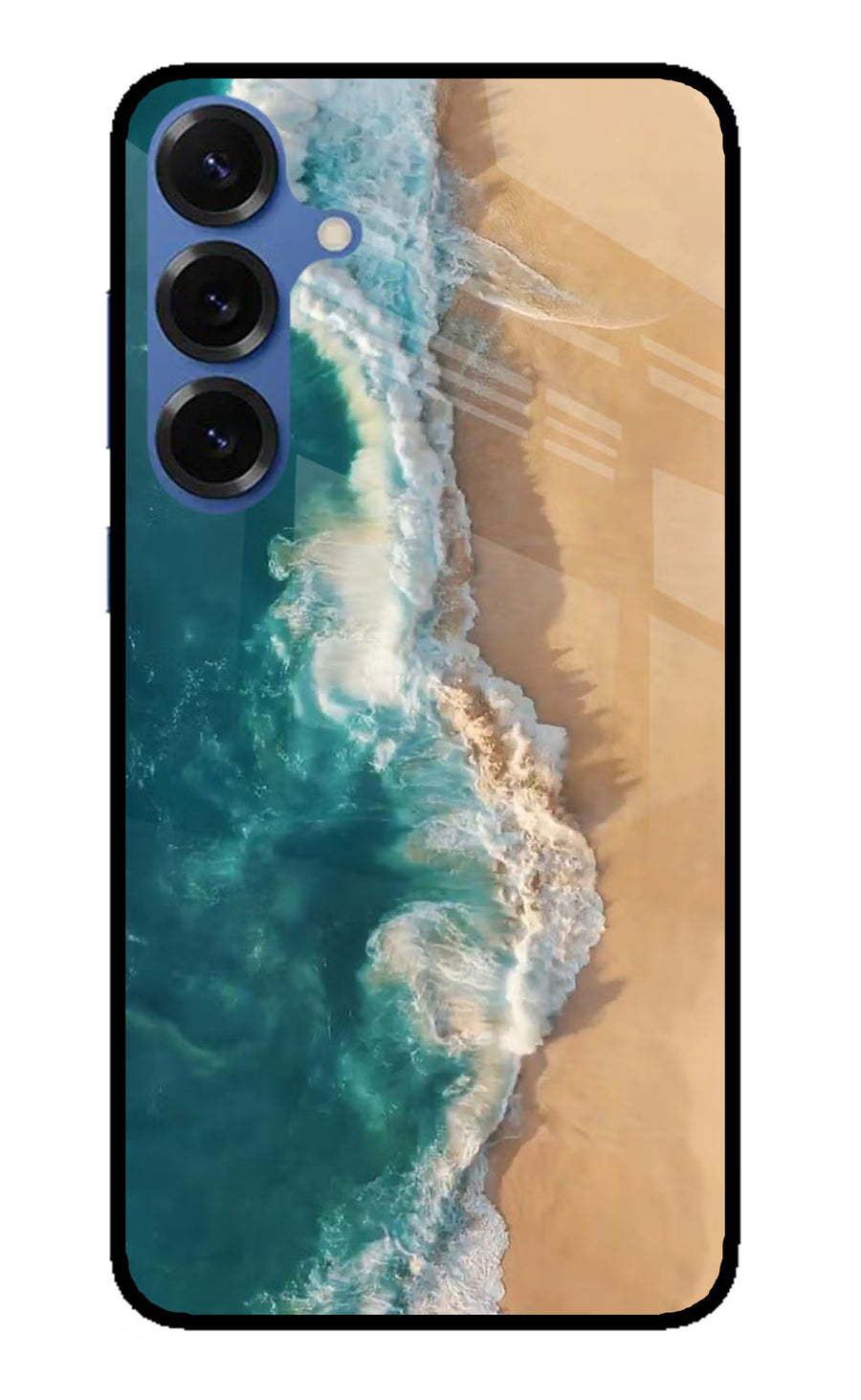 Ocean Beach Samsung S25 Back Cover, Metal case