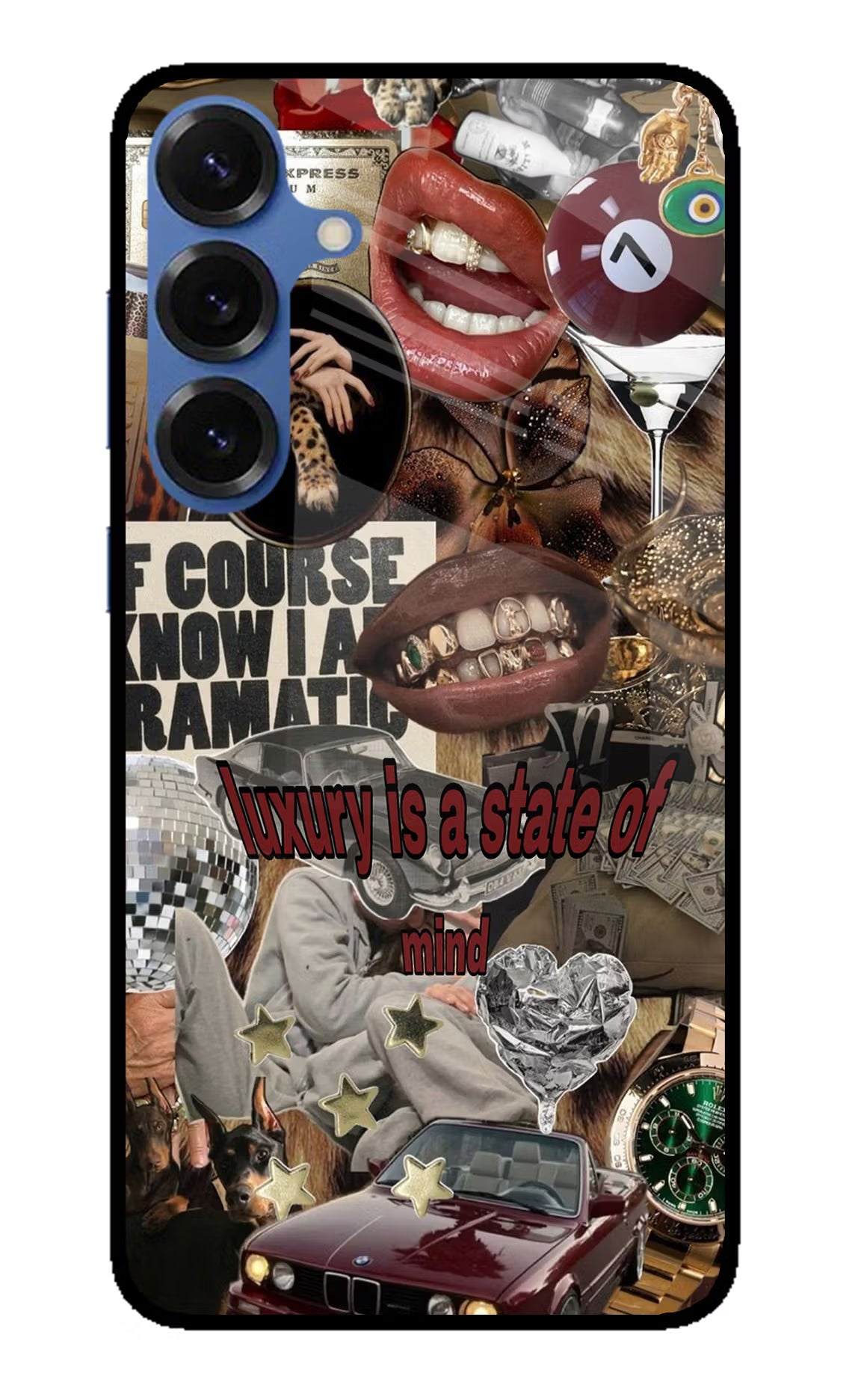 Luxury Samsung S25 Glass Case Back Cover by Casekaro