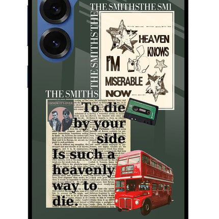The Smiths Samsung S25 Glass Case Back Cover by Casekaro