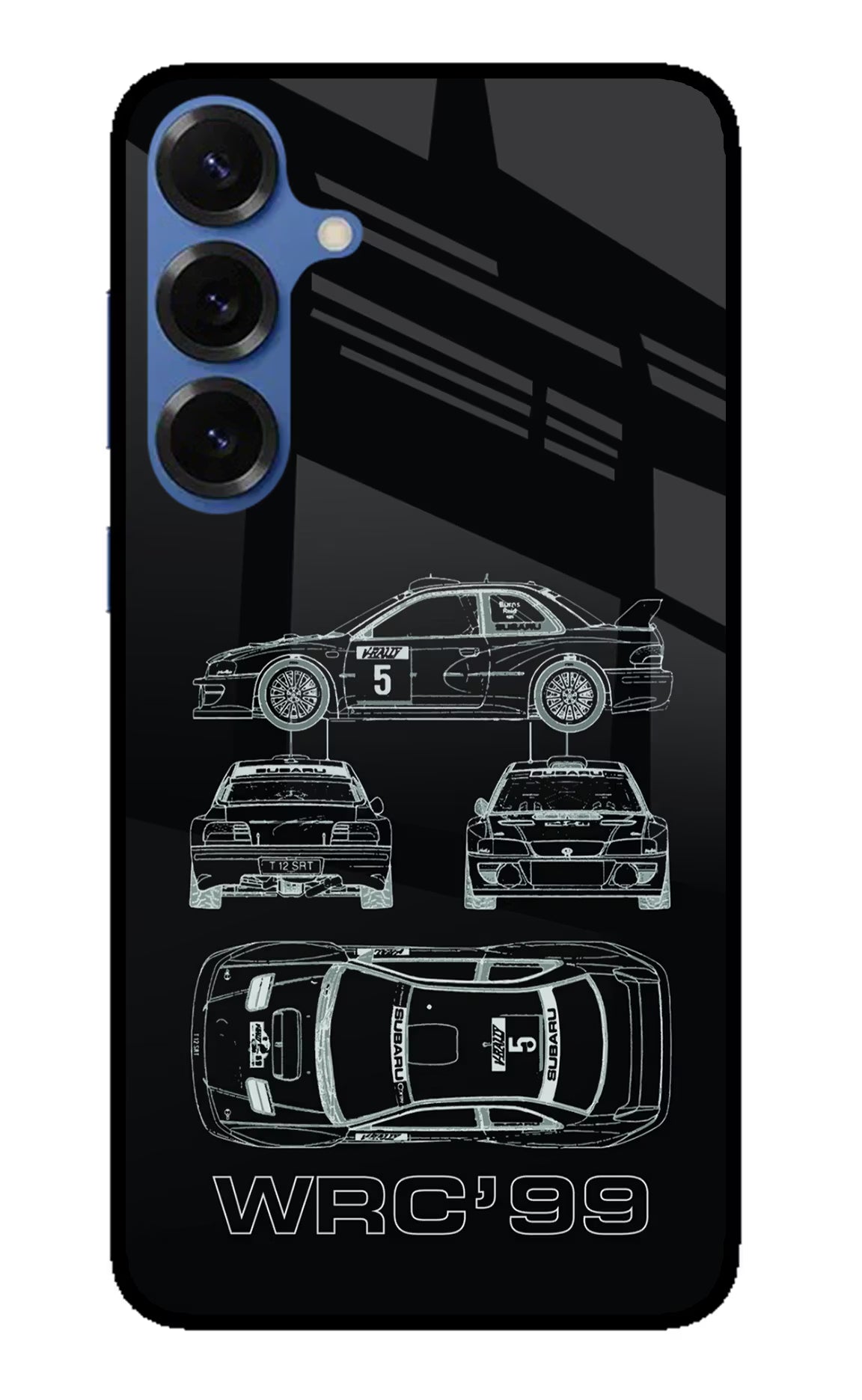 WRC'99 Samsung S25 Glass Case Back Cover by Casekaro